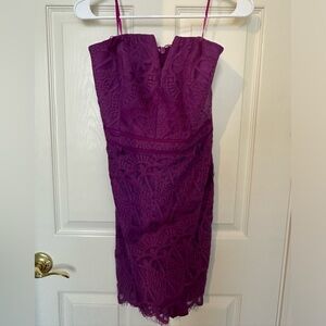 Adelyn Rae magenta dress